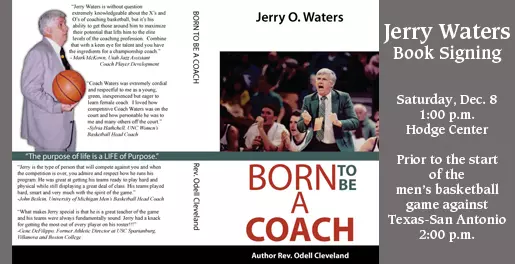 Former Upstate Coach Jerry Waters to Host Book Signing Saturday in the Hodge Center Image