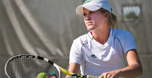 Women's Tennis Falls to Longwood in Non-Conference Finale Image