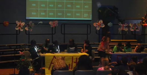 Upstate Track & Field Teams Help Local Fifth Graders Study Image