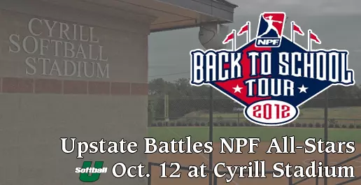 Upstate Softball to Host NPF All-Stars, Georgia in Fall Games Image
