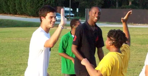 Men's Soccer Lends Commnuity Support at SCSDB Image