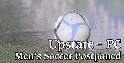 Upstate-Presbyterian Men's Soccer Postponed Image