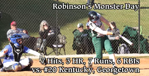 Robinson Has Monster Day; Spartans Down Georgetown, Fall to #20 Kentucky in Heartbreaker Image