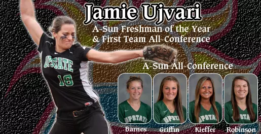 Ujvari Named A-Sun Freshman of the Year, Five Spartans Named A-Sun All-Conference Image
