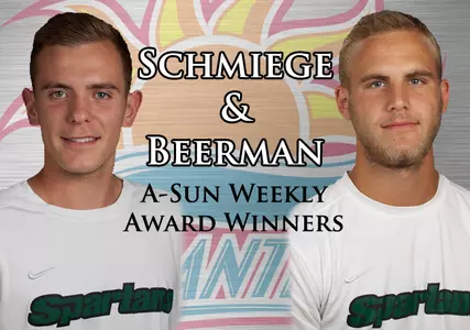 Schmiege, Beerman Receive Weekly Honors from the A-Sun Image