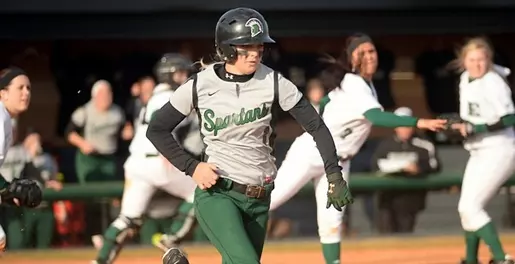 Schattle Shines in Homecoming as Spartans Sweep Charleston Southern Image