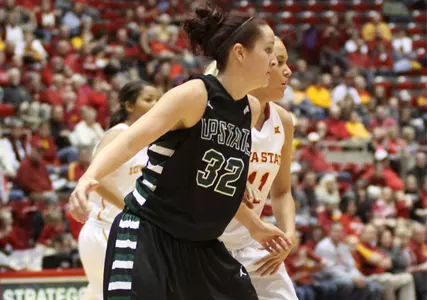 Hicks Lifts Upstate to 66-64 Last-Second Victory over Jacksonville Image