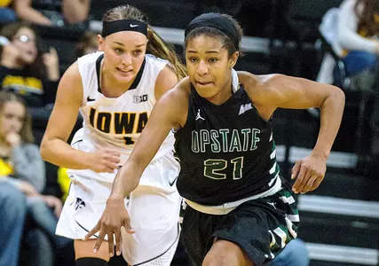 Dickerson, Jefferson Lead Upstate to 82-62 Season-Opening Win at Norfolk State Image