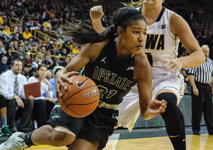 Starling Records Another Double-Double in Upstate's 84-51 Victory over Southern Wesleyan Image