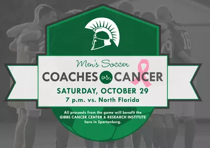 Upstate Men's Soccer Hosts Coaches vs. Cancer Game Saturday Image