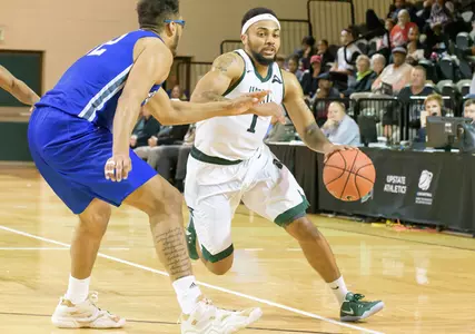 Cunningham's Three Lifts Upstate to 79-77 Victory at Charleston Southern Image