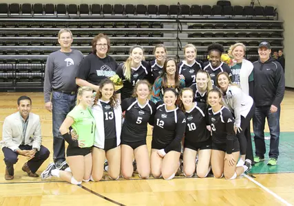 Upstate Wins Fourth Straight after Defeating Stetson in Five Sets Image