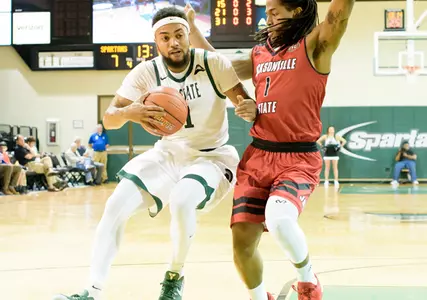 Strong Second Half Lifts Upstate to 84-75 Victory at UMKC Image