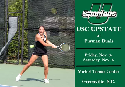 Women's Tennis Concludes Fall Schedule at Furman Duals Image