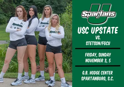 Upstate Faces Stetson, FGCU this Weekend in Final Home Matches Image