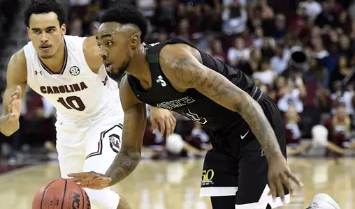 Moore Registers 16 Points, Nine Rebounds for USC Upstate in 65-52 Loss at South Carolina Image