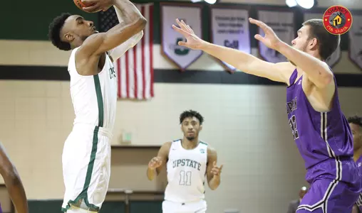 Moore Compiles Third Straight Double-Double for USC Upstate in 74-60 Loss to #25 Furman Image