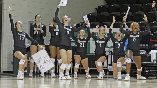 VB Bench Celebration Charleston Southern 2021