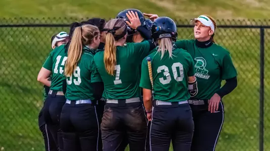 Softball Team Homerun Celebration