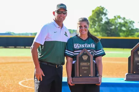 Mallie Brown and Coach Hawkins