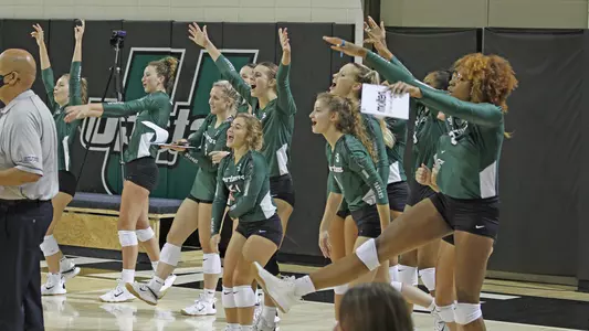 Volleyball Bench Excitement NCAT 2021