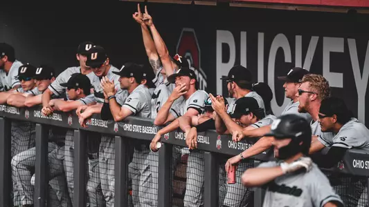BASE Dugout Celebration Ohio State Gm 1