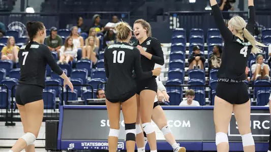 Celebration Post-Savannah Page Kill vs. Georgia Southern