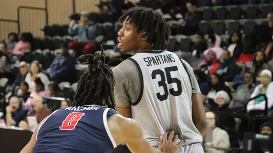 Ahmir Langlais Post Up vs. Radford Second Half 2023