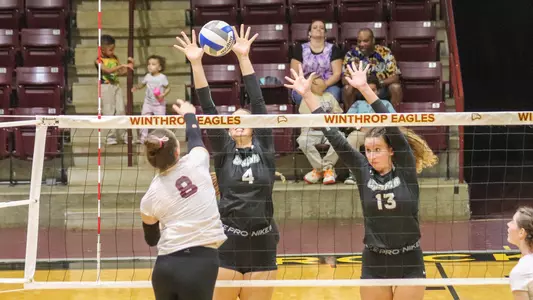 MJ Klaumann & Nikki Deslatte Block vs. Winthrop Set 1 2023