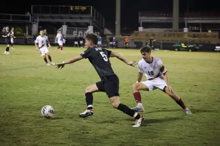 Marty up the sideline