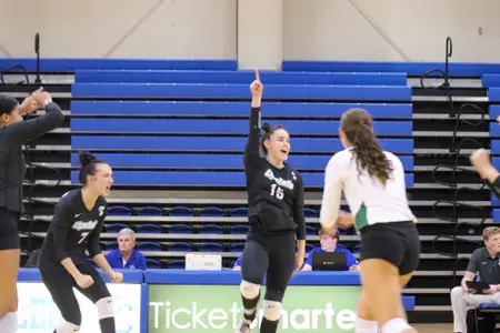 Team Celebration Post-Ace vs. Presbyterian Set 3 2023