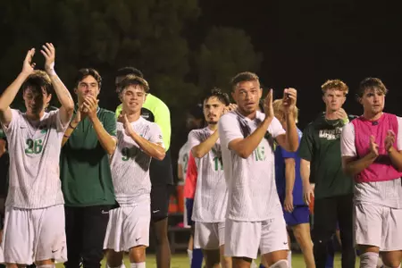 Team Celebration after Georgia State