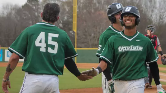 Al Holguin Celebration Post-Sac Fly vs. Cincinnati 2023