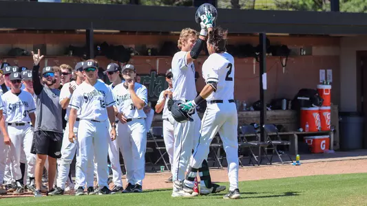HR Celebration Post-Troy Hamilton HR vs. Winthrop Gm 3 2023