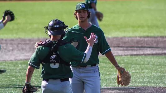 Jake Cubbler & David Pereira Postgame Handshake vs. Gardner-Webb Gm 2 2023