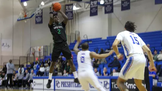 Justin Bailey Pull-Up Jumper vs. Presbyterian 1st Half 2024