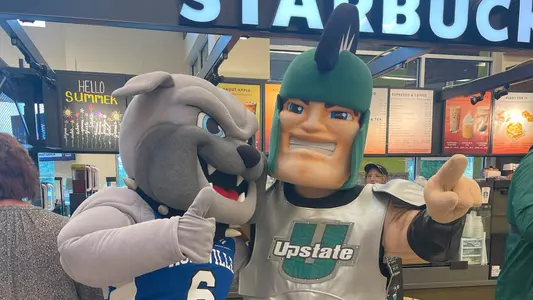 Sparty and Rocky