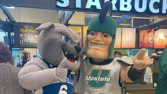 Sparty and Rocky