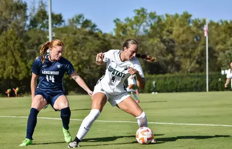 Savannah Noll Defending Against Longwood