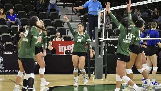 Celebration Post-Allison Palmi Kill vs. UNC Asheville Set 2 2024
