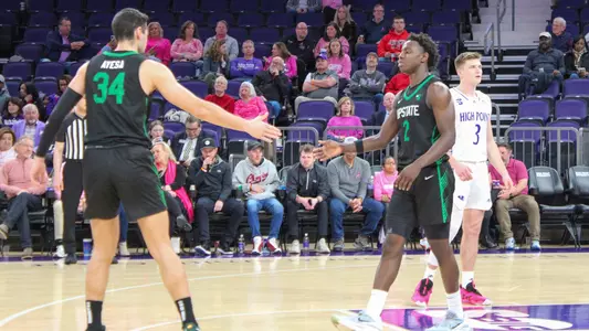 Miguel Ayesa & Justin Bailey Free Throw vs. High Point 2nd Half 2024