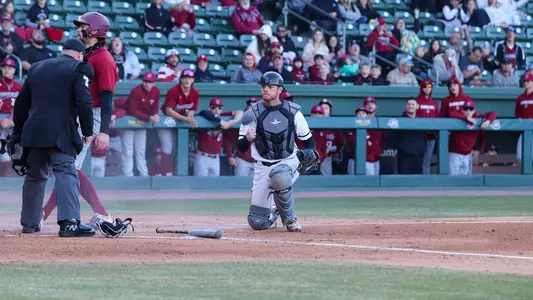 David Pereira Celebration Post-Home Plate Throw Out vs. South Carolina 2024