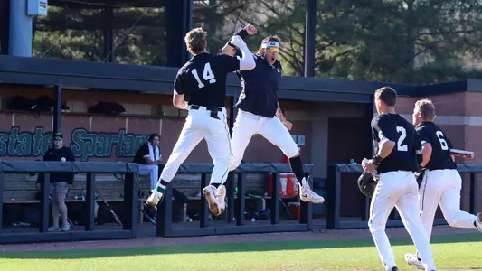 Grant Sherrod & AJ Hacker HR Celebration vs. UNC Asheville Gm 2 2024