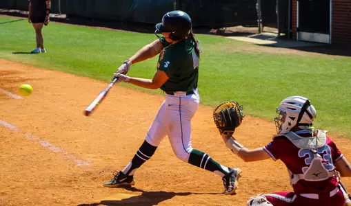 Cassie Norris Batting against Presbyterian