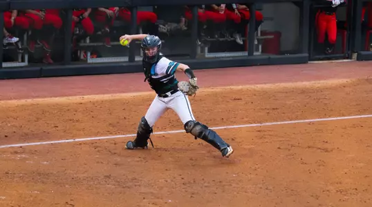 Abigail Pippen Throwing Against Georgia
