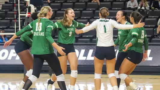 Team Celebration vs. Wofford 2024 Set 1 - RF