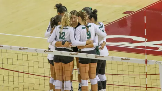 Team Huddle Pre-Set One vs. College of Charleston 2024 - RF