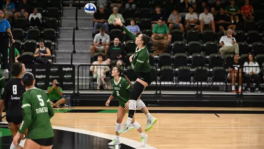Summer Kohler Back Row Attack vs. Northern Arizona Set 1 2025 - NM