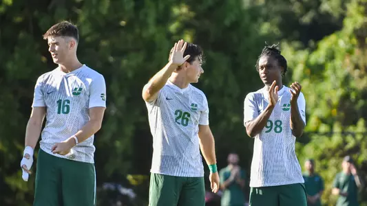 Teun van der Donk and Vitalis Takawira Jr. during opening lineups
