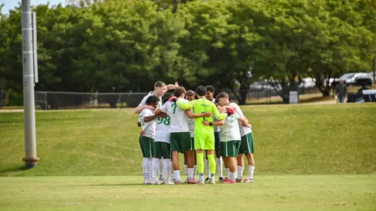Men's Soccer Huddle
